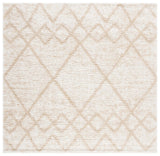 Safavieh Berber Shag 7'-0" x 7'-0" Rug in Ivory / Beige