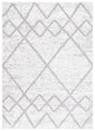 Safavieh Berber Shag 4'-5" x 6'-5" Rug in Grey / Ivory