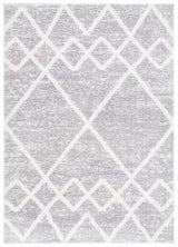 Safavieh Berber Shag Ber574G Ivory/Grey Rug.