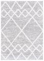 Safavieh Berber Shag Ber574G Ivory/Grey Rug.