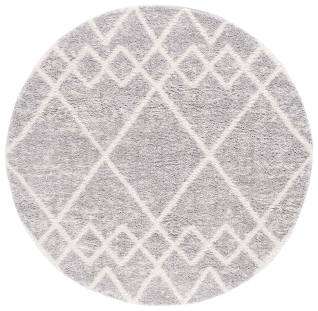 Safavieh Berber Shag Ber574G Ivory/Grey Rug - Safavieh - ber574g - 5r