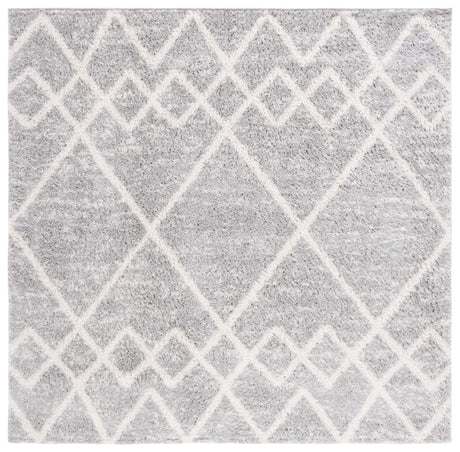 Safavieh Berber Shag Ber574G Ivory/Grey Rug - Safavieh - ber574g - 5r