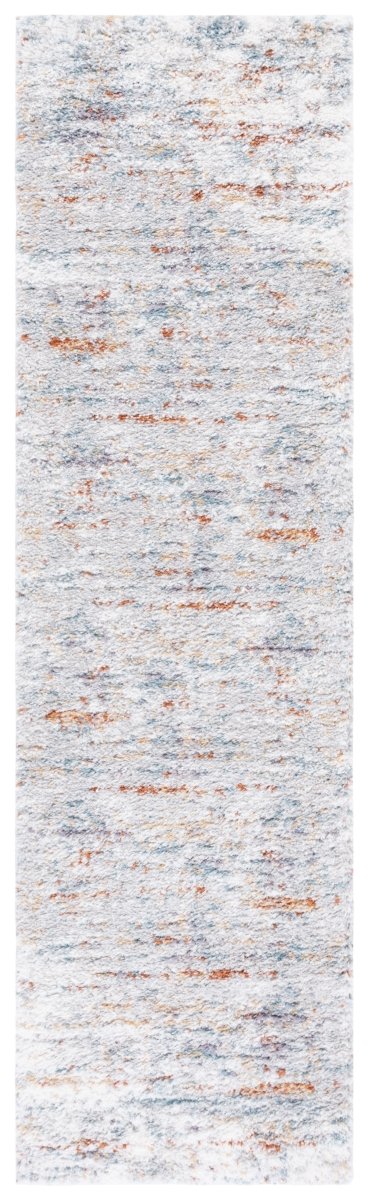 Safavieh Berber Shag Ber577A Blue Rust/Ivory Rug.