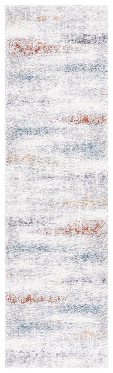 Safavieh Berber Shag Ber581A Blue Rust/Ivory Rug.