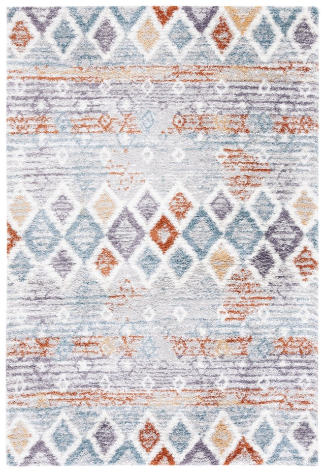 Safavieh Berber Shag Ber585A Blue Rust/Ivory Rug - Safavieh - ber585a - 4