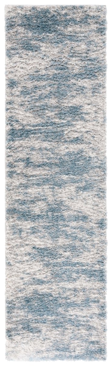 Safavieh Berber Shag Ber586M Ivory/Blue Rug.