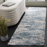 Safavieh Berber Shag Ber586M Ivory/Blue Rug.