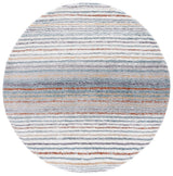 Safavieh Berber Shag Ber587A Blue Rust/Ivory Rug.