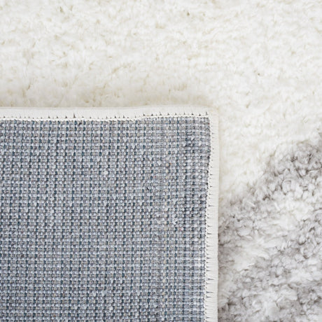 Safavieh Berber Shag Ber591B Ivory/Grey Rug.