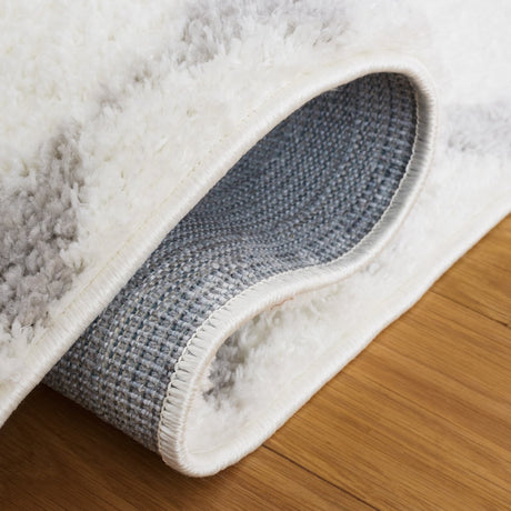 Safavieh Berber Shag Ber591B Ivory/Grey Rug.