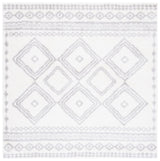 Safavieh Berber Shag Ber591B Ivory/Grey Rug.