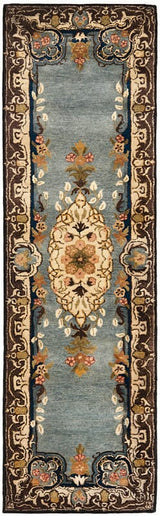 Safavieh Bergama Brg141A Light Blue / Ivory Rugs.