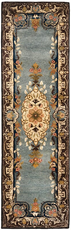 Safavieh Bergama Brg141A Light Blue / Ivory Rugs.