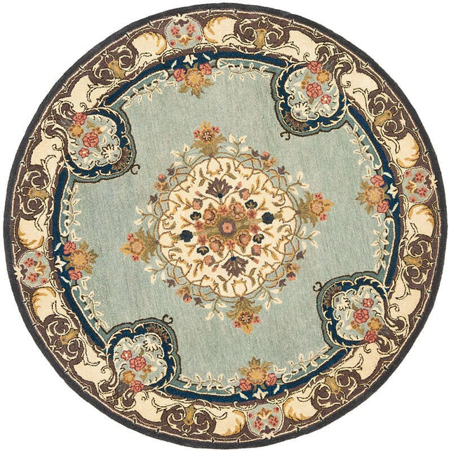 Safavieh Bergama Brg141A Light Blue / Ivory Rugs.