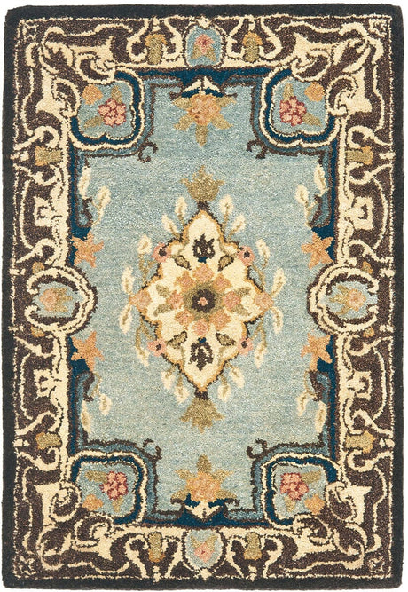 Safavieh Bergama Brg141A Light Blue / Ivory Rugs.