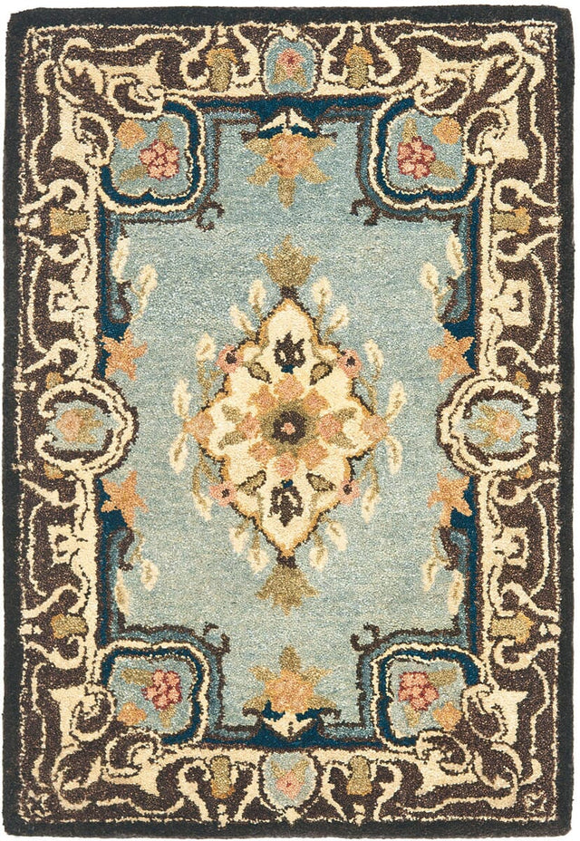 Safavieh Bergama Brg141A Light Blue / Ivory Rugs.