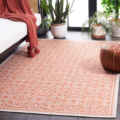 Safavieh Bermuda Bmu809P Rust/Ivory Rug.