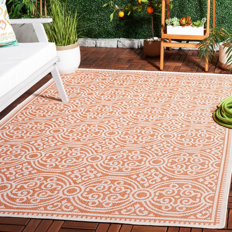 Safavieh Bermuda Bmu809P Rust/Ivory Rug.