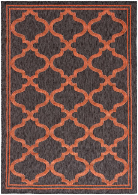 Safavieh Bermuda Bmu810H Charcoal/Rust Rug.