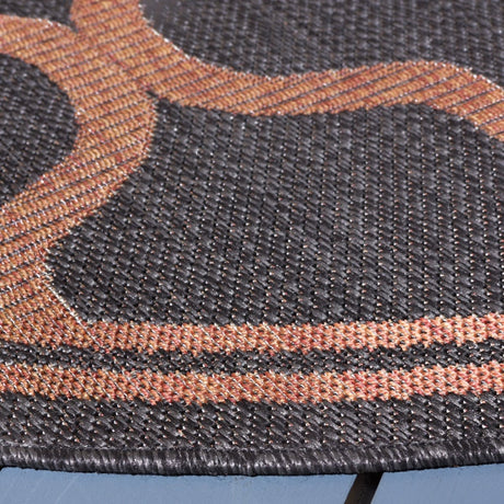 Safavieh Bermuda Bmu810H Charcoal/Rust Rug.