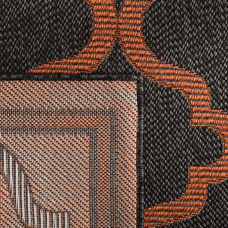 Safavieh Bermuda Bmu810H Charcoal/Rust Rug.