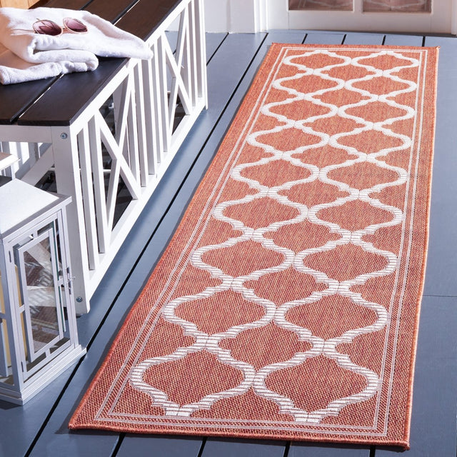 Safavieh Bermuda Bmu810P Rust/Ivory Rug.