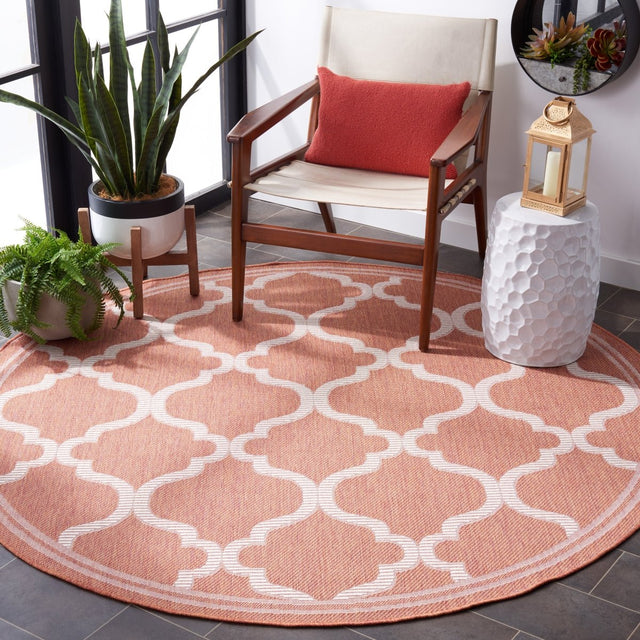 Safavieh Bermuda Bmu810P Rust/Ivory Rug.