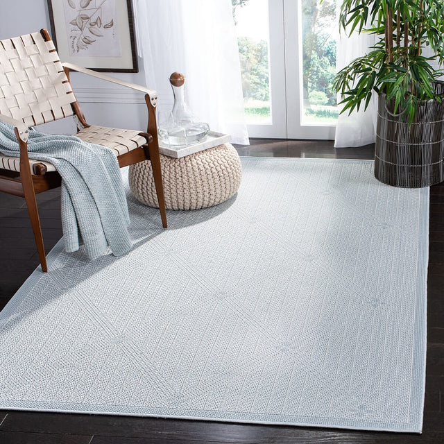 Safavieh Bermuda Bmu811M Light Blue / Ivory Rugs.