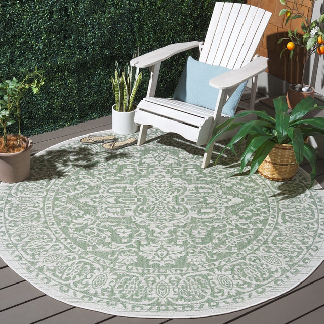 Safavieh Bermuda Bmu813Y Green/Ivory Rug.