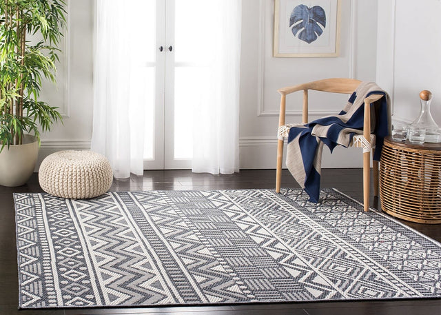 Safavieh Bermuda Bmu818N Navy/Creme Rug.