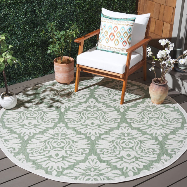 Safavieh Bermuda Bmu821Y Ivory/Green Rug.