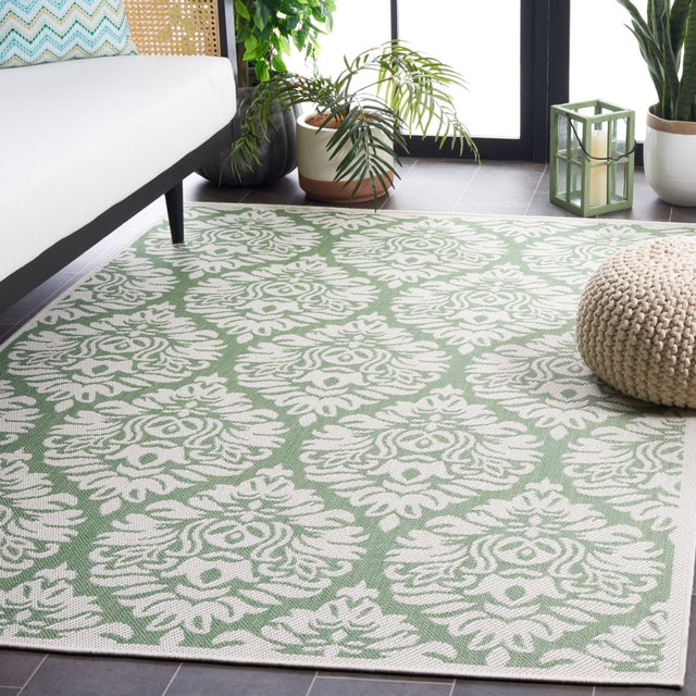 Safavieh Bermuda Bmu821Y Ivory/Green Rug.