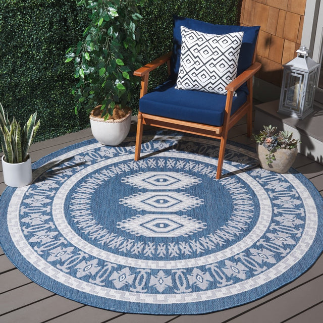 Safavieh Bermuda Bmu827N Navy/Ivory Rug.