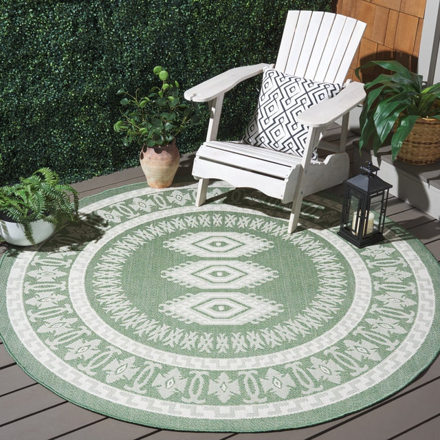 Safavieh Bermuda Bmu827Y Green/Ivory Rug.