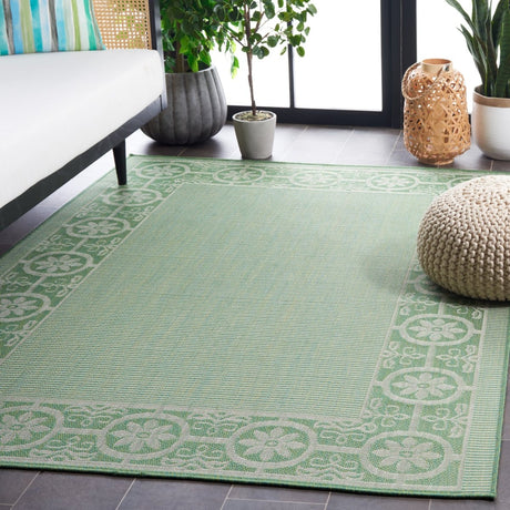 Safavieh Bermuda Bmu838Y Green/Ivory Rug.