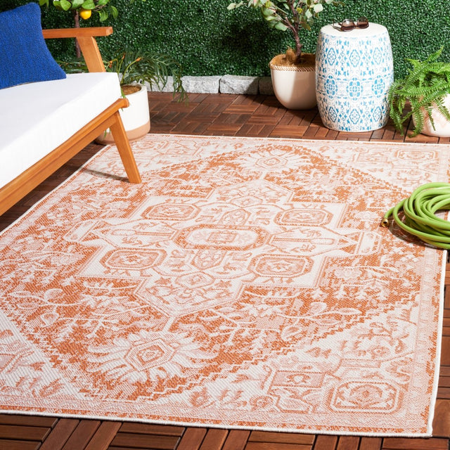 Safavieh Bermuda Bmu841P Rust/Ivory Rug.