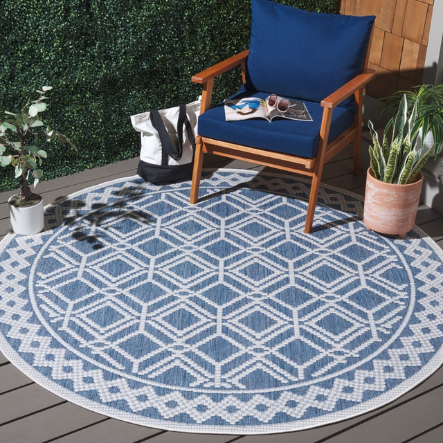 Safavieh Bermuda Bmu874N Navy/Ivory Rug.