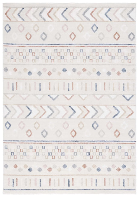 Safavieh Blair Washable 4'-0" x 6'-0" Rug in Beige / Multi