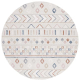 Safavieh Blair Washable 6'-7" x 6'-7" Rug in Beige / Multi