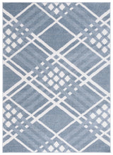Safavieh Blair Washable 4'-0" x 6'-0" Rug in Blue / Ivory