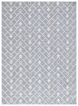 Safavieh Blair Washable 4'-0" x 6'-0" Rug in Grey / Multi