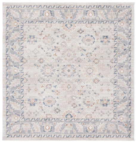 Safavieh Blair Washable 6'-7" x 6'-7" Rug in Beige / Grey