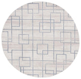 Safavieh Blair Washable 6'-7" x 6'-7" Rug in Beige / Grey