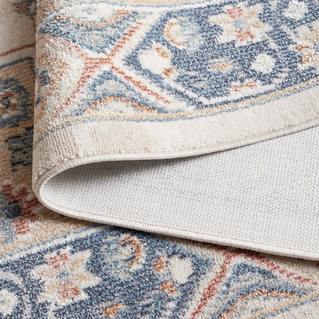 Safavieh Blair Washable Blr240A Ivory/Blue Rug.