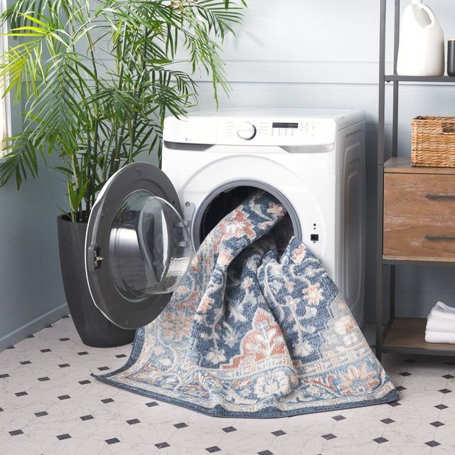 Safavieh Blair Washable Blr246N Navy/Blue Rug.