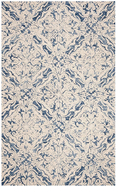 Safavieh Blossom Blm103M Blue / Ivory Rugs - Safavieh - blm103m - 4