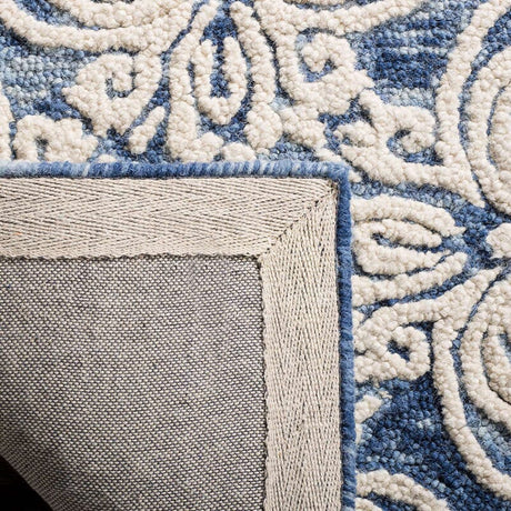 Safavieh Blossom Blm103M Blue / Ivory Rugs - Safavieh - blm103m - 4