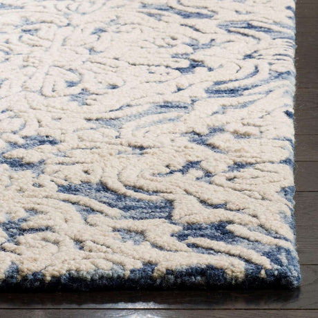 Safavieh Blossom Blm103M Blue / Ivory Rugs - Safavieh - blm103m - 4