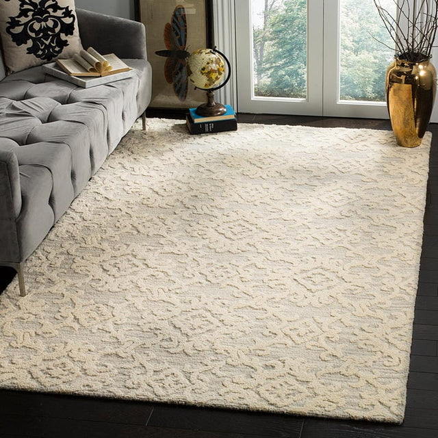 Safavieh Blossom Blm104A Grey / Ivory Rugs.