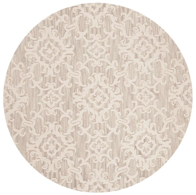 Safavieh Blossom Blm104A Grey / Ivory Rugs.